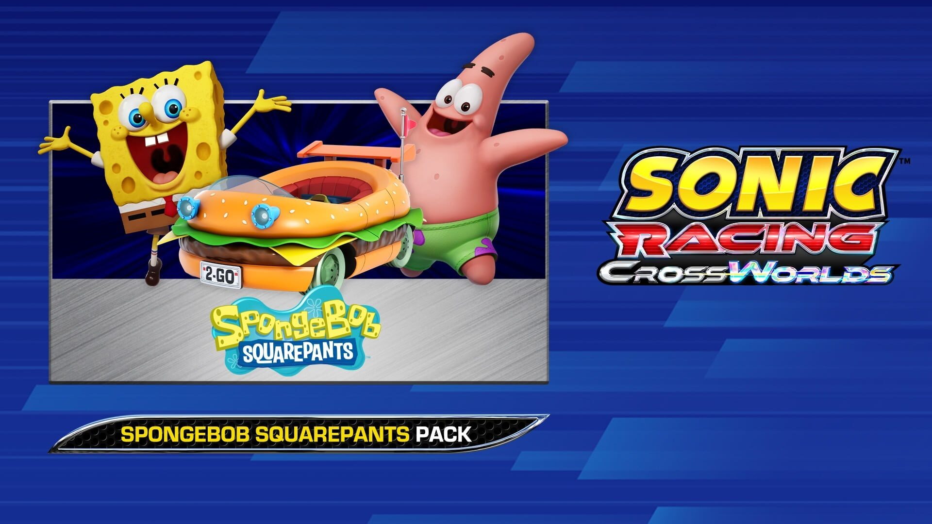 Illustration de Sonic Racing: CrossWorlds - SpongeBob SquarePants Pack