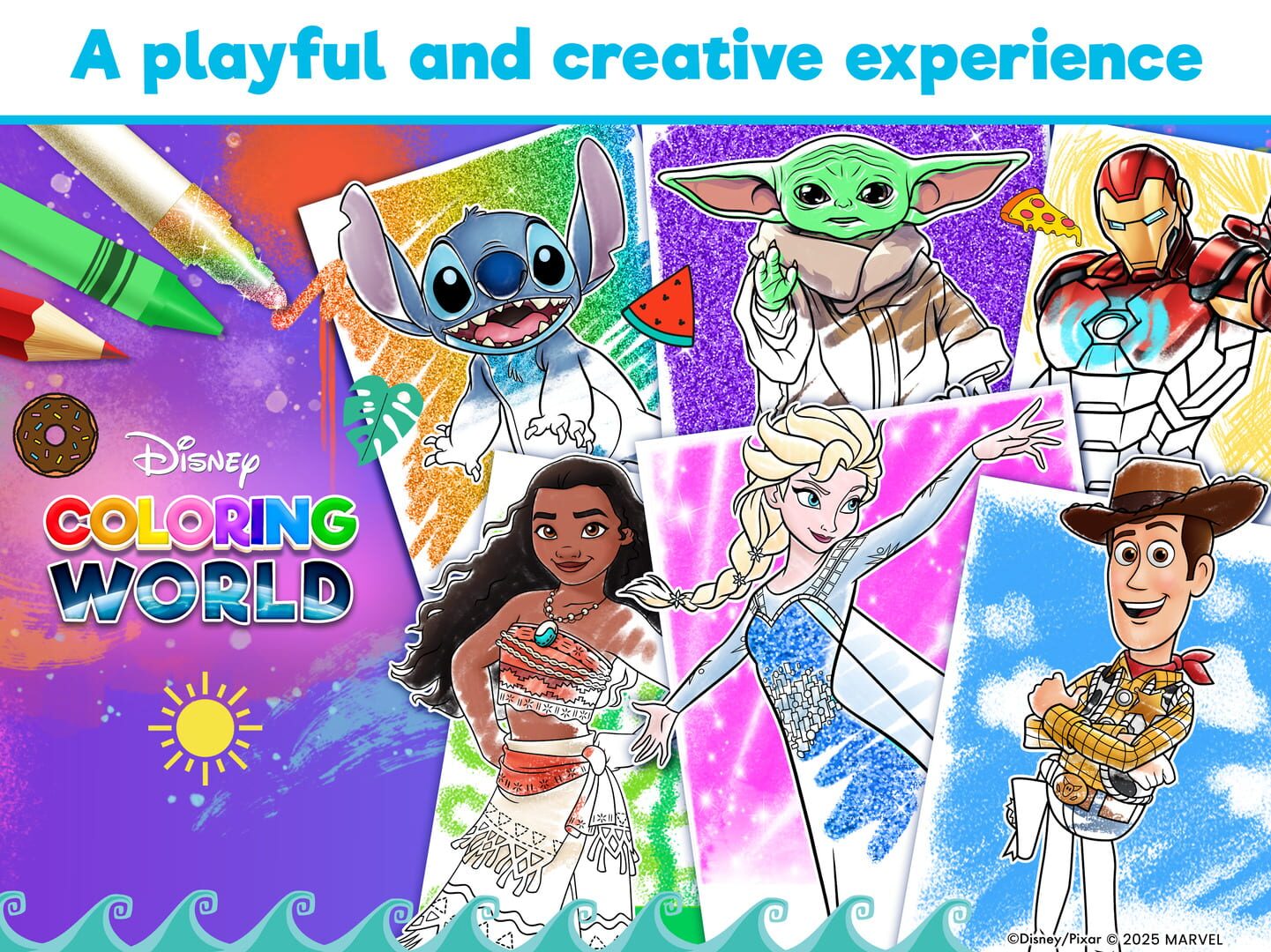 Illustration de Disney Coloring World