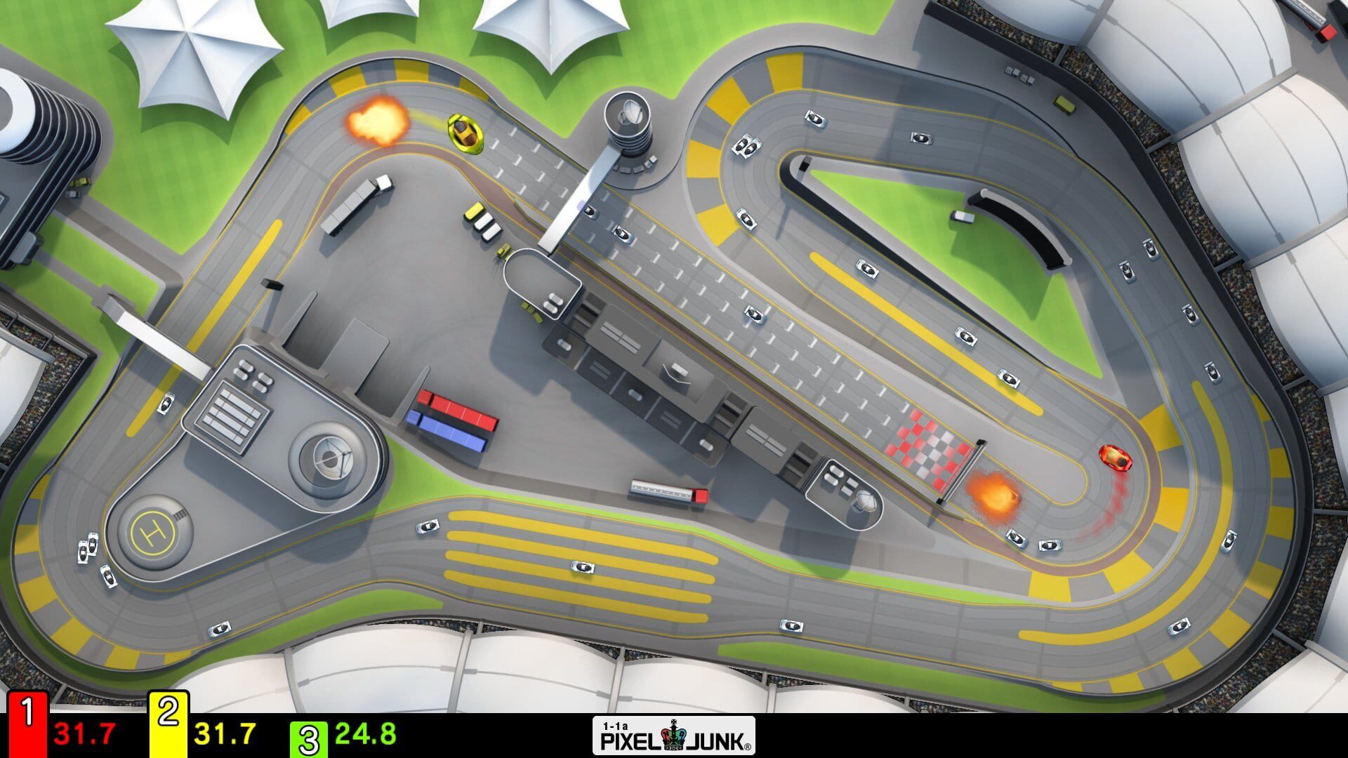 Illustration de PixelJunk Racers: 2nd Lap
