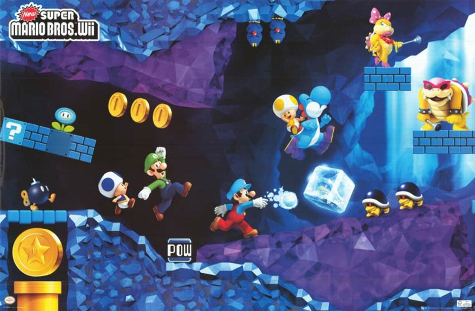 Illustration de New Super Mario Bros. Wii