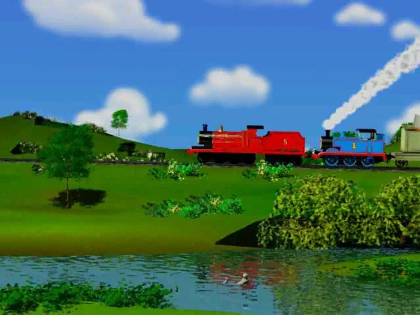 Illustration de Thomas & Friends: Trouble on the Tracks