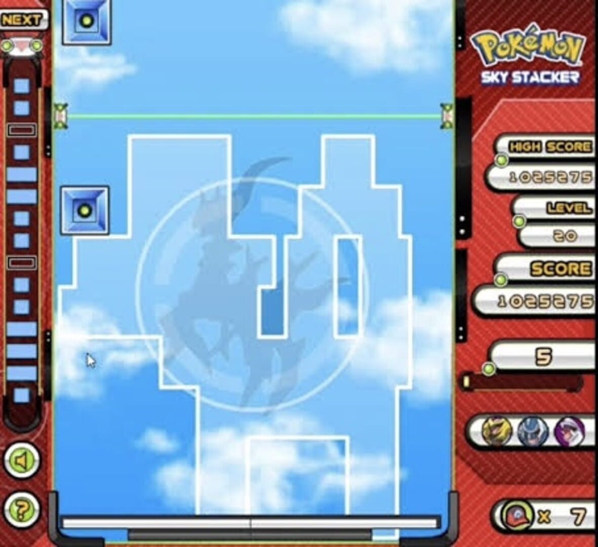Illustration de Pokémon Sky Stacker