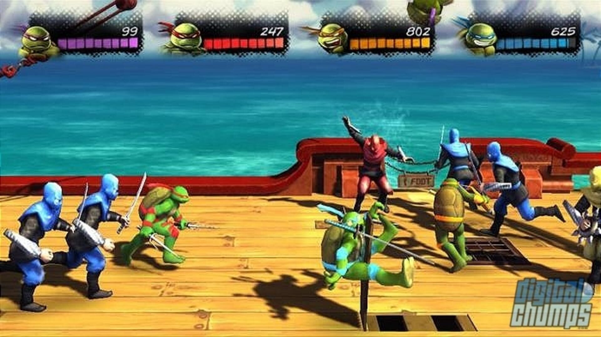 Illustration de Teenage Mutant Ninja Turtles: Turtles in Time Re-Shelled
