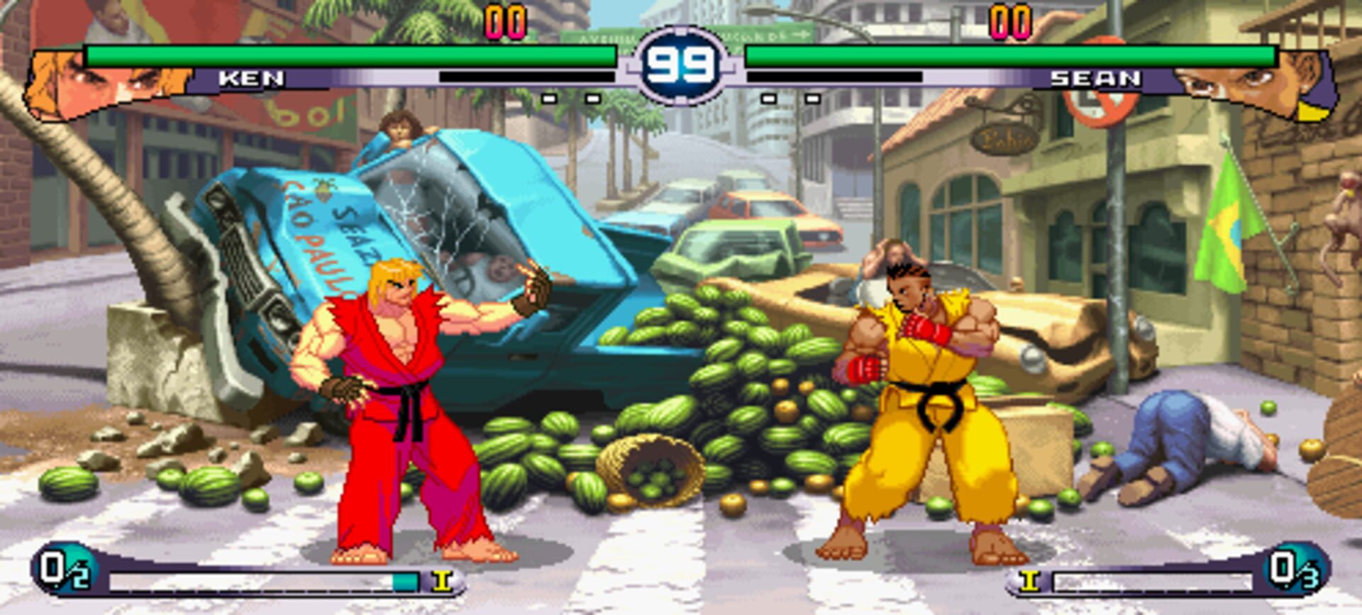 Illustration de Street Fighter III 2nd Impact: Giant Attack