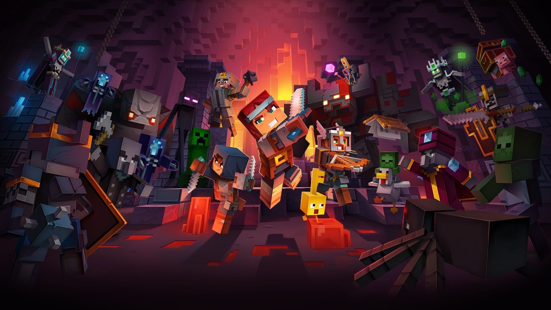 Illustration de Minecraft Dungeons