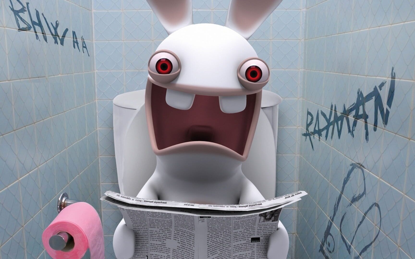 Illustration de Rayman Raving Rabbids