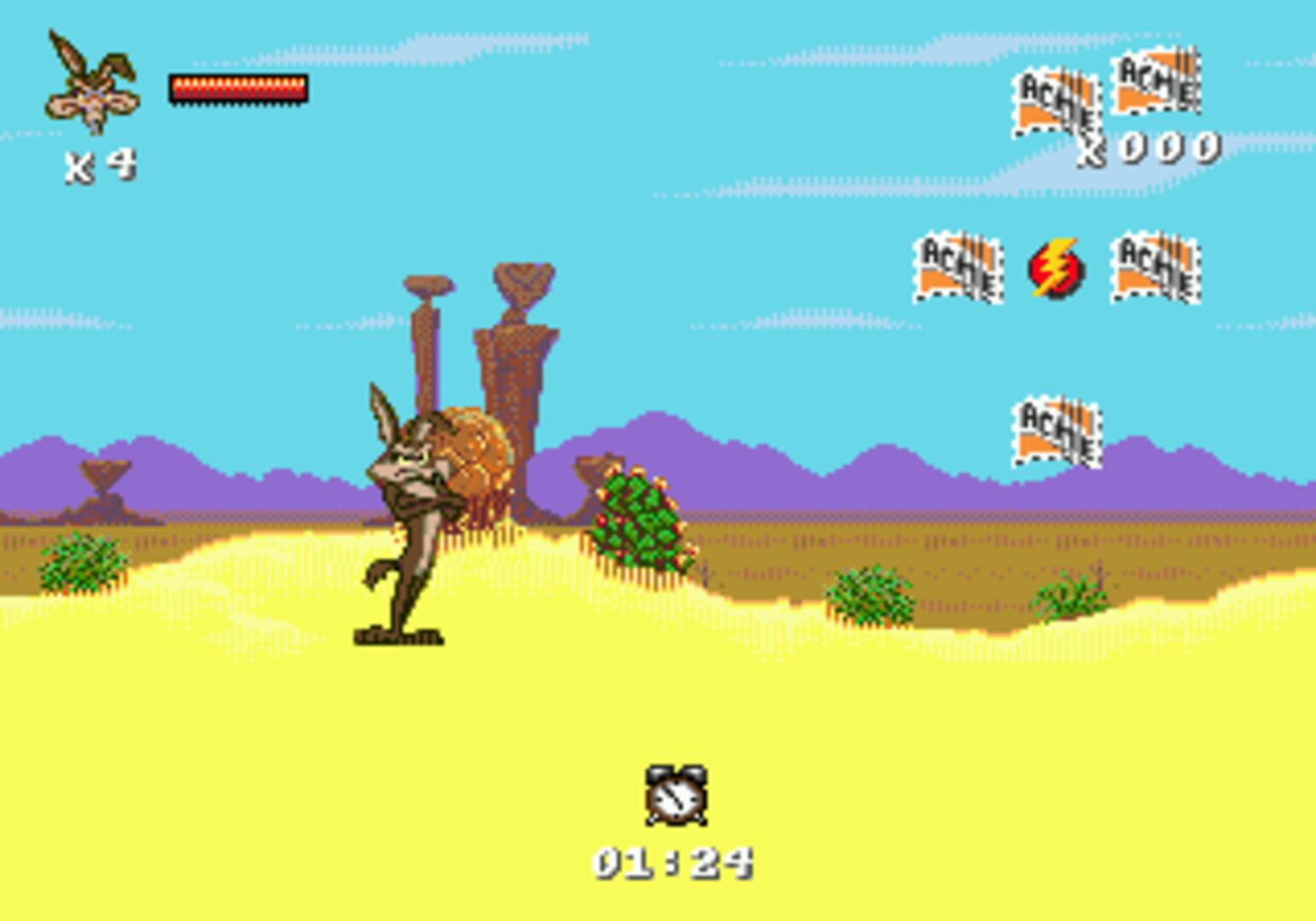 Illustration de Desert Demolition Starring Road Runner and Wile E. Coyote