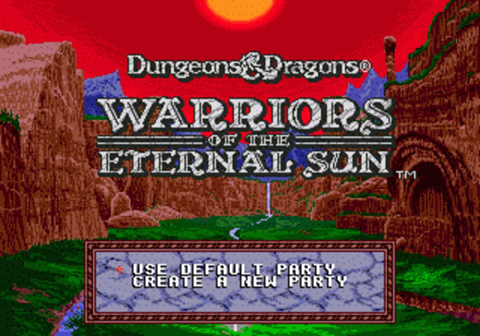 Illustration de Dungeons & Dragons: Warriors of the Eternal Sun