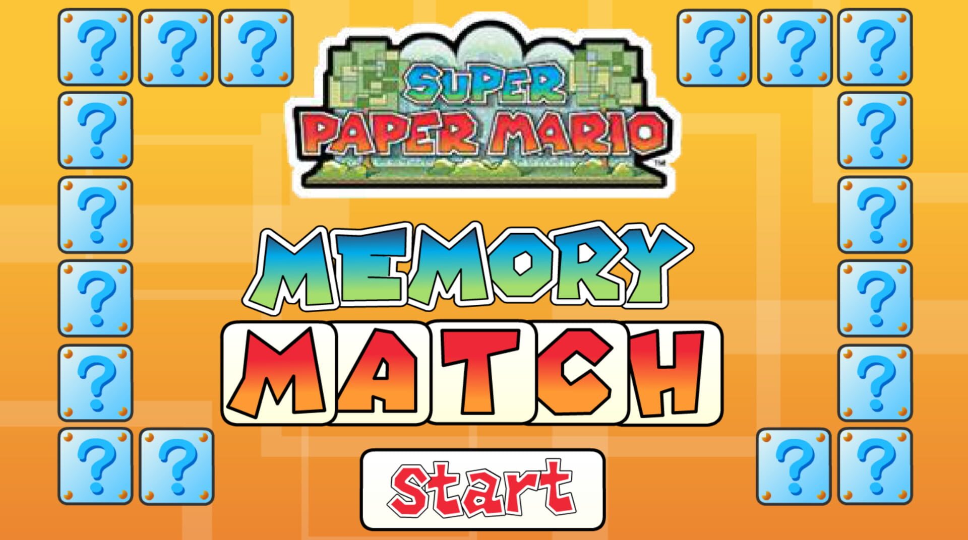Illustration de Super Paper Mario Memory Match